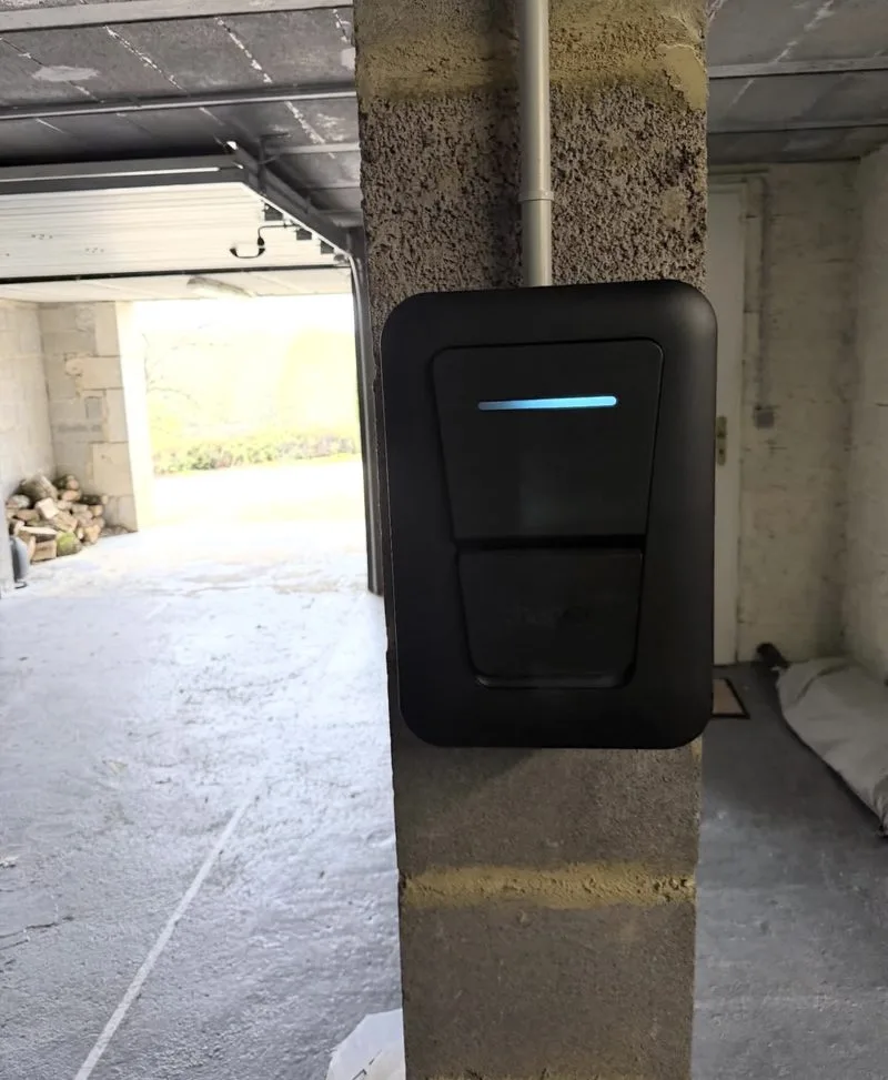 Installation borne garage